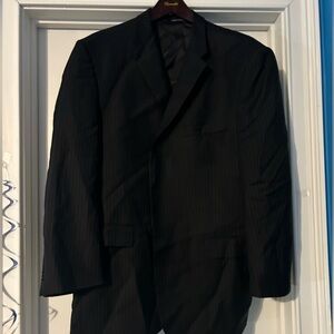 Men’s striped suit jacket